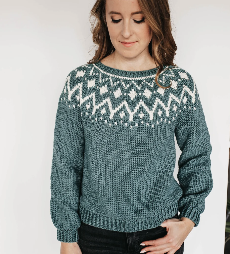Winter Sweater Crochet Pattern